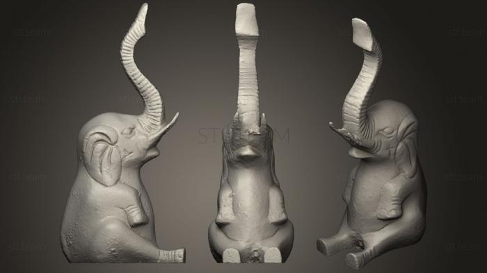 Статуэтки животных Два Латунных Слона